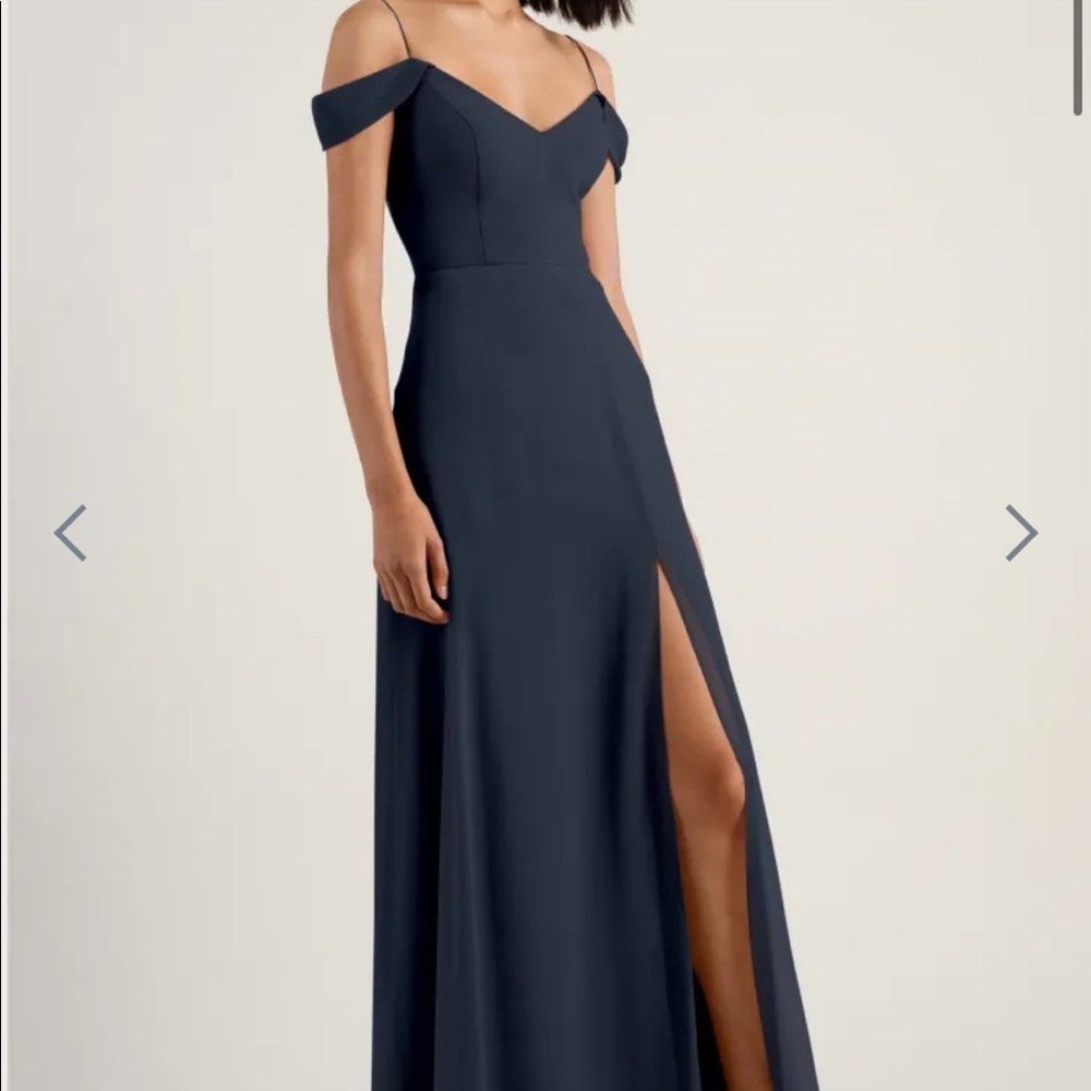 Jenny Yoo Priya Navy Bridesmaid Dress Gown